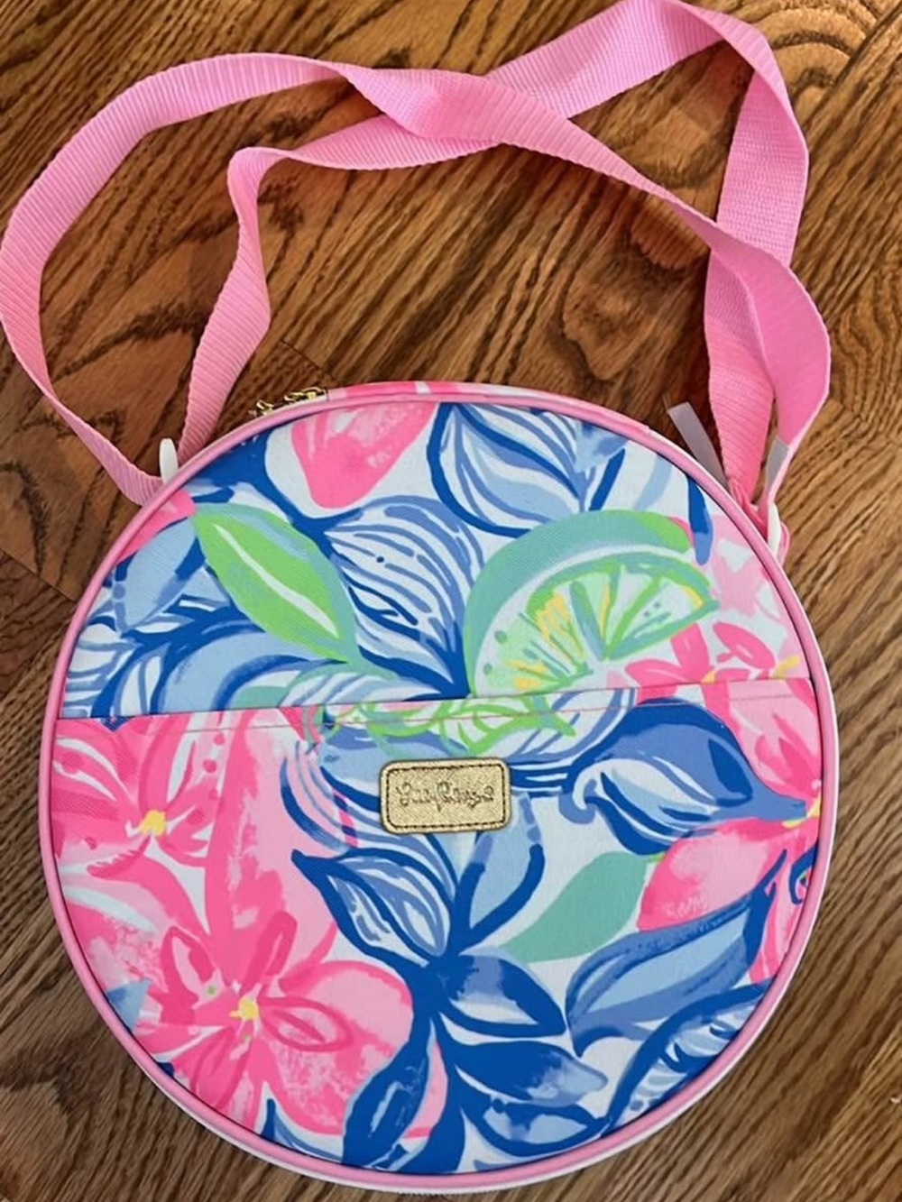 Lilly Pulitzer Round Picnic Bag